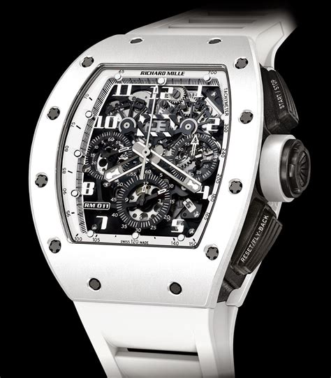 richard mille watch white ghost.